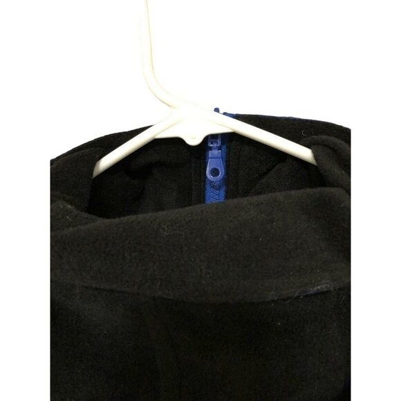 "Planet Earth" Mens Blue & Black Hooded Jacket Reversible - Picture 11 of 11